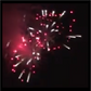 36 Shot 50mm Shell Cake Lidu Fireworks Silver Crown with Red Stars