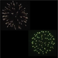 75mm Peanut Shell Lidu Fireworks Green and Silver Peony